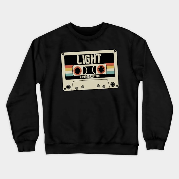 Light - Limited Edition - Vintage Style Crewneck Sweatshirt by Debbie Art